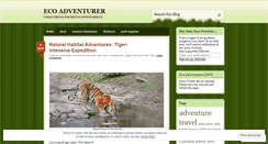 Desktop Screenshot of ecoadventurer.wordpress.com