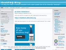 Tablet Screenshot of geekfaq.wordpress.com