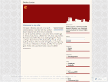 Tablet Screenshot of drakelucas.wordpress.com