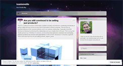 Desktop Screenshot of ivannovello.wordpress.com