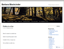 Tablet Screenshot of barbarablackcinder.wordpress.com