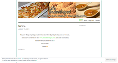 Desktop Screenshot of lifeundeveloped.wordpress.com