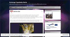 Desktop Screenshot of exchangecapelladesberlin.wordpress.com
