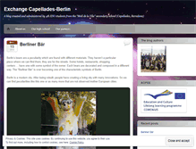 Tablet Screenshot of exchangecapelladesberlin.wordpress.com