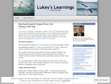 Tablet Screenshot of lukeytraining.wordpress.com