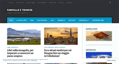 Desktop Screenshot of farfalleetrincee.wordpress.com