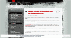 Desktop Screenshot of northstaffsfootball.wordpress.com