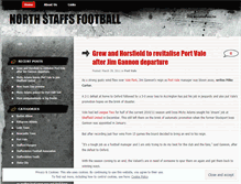 Tablet Screenshot of northstaffsfootball.wordpress.com