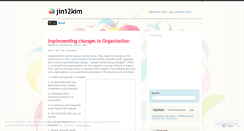 Desktop Screenshot of jin12kim.wordpress.com