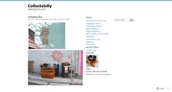 Desktop Screenshot of collectabilly.wordpress.com