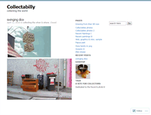 Tablet Screenshot of collectabilly.wordpress.com