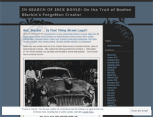 Tablet Screenshot of jackboylefan.wordpress.com