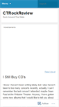 Mobile Screenshot of ctrockreview.wordpress.com