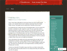 Tablet Screenshot of ctrockreview.wordpress.com