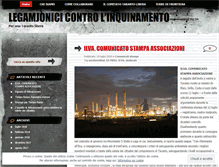 Tablet Screenshot of legamionicicontroinquinamento.wordpress.com