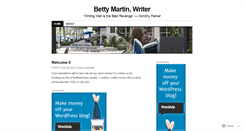 Desktop Screenshot of bettymartin.wordpress.com