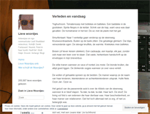 Tablet Screenshot of lievewoordjes.wordpress.com