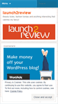 Mobile Screenshot of launch2review.wordpress.com