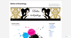 Desktop Screenshot of bellasbrollop.wordpress.com