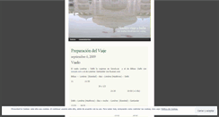 Desktop Screenshot of nuestroviajeaindia.wordpress.com