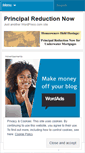 Mobile Screenshot of principalreductionnow.wordpress.com