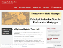 Tablet Screenshot of principalreductionnow.wordpress.com