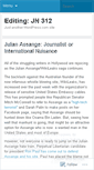 Mobile Screenshot of jn312editing.wordpress.com