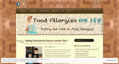 Desktop Screenshot of foodallergiesonice.wordpress.com