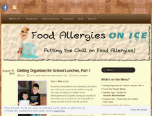 Tablet Screenshot of foodallergiesonice.wordpress.com