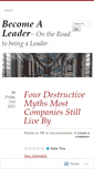 Mobile Screenshot of bcomaleader.wordpress.com