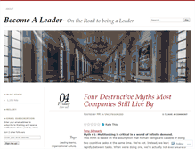 Tablet Screenshot of bcomaleader.wordpress.com