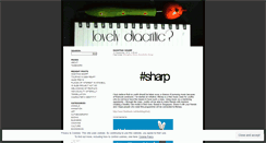 Desktop Screenshot of lovelydiacritic.wordpress.com