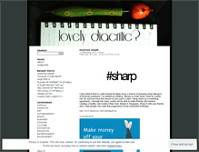 Tablet Screenshot of lovelydiacritic.wordpress.com