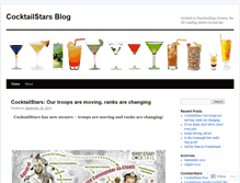 Tablet Screenshot of cocktailstars.wordpress.com