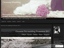 Tablet Screenshot of overseaswedding.wordpress.com