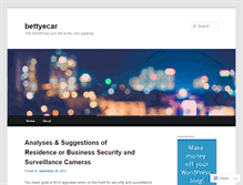 Tablet Screenshot of bettyecar.wordpress.com