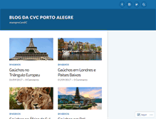 Tablet Screenshot of cvcportoalegre.wordpress.com