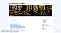 Desktop Screenshot of nightredeemermv.wordpress.com