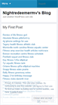 Mobile Screenshot of nightredeemermv.wordpress.com