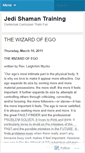 Mobile Screenshot of jeditraining.wordpress.com