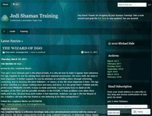 Tablet Screenshot of jeditraining.wordpress.com