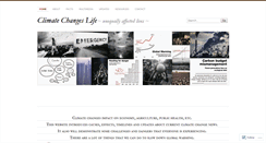 Desktop Screenshot of climatechangeslife.wordpress.com