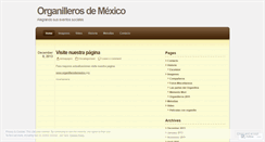 Desktop Screenshot of organillerosdemexico.wordpress.com