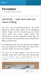 Mobile Screenshot of fernabitur.wordpress.com