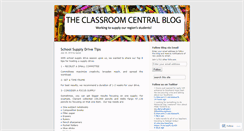 Desktop Screenshot of classroomcentral.wordpress.com