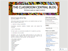 Tablet Screenshot of classroomcentral.wordpress.com