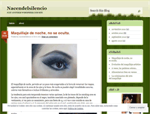 Tablet Screenshot of nacendelsilencio.wordpress.com