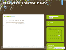 Tablet Screenshot of grazuolytesourworld.wordpress.com