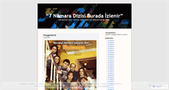 Desktop Screenshot of 7numara.wordpress.com