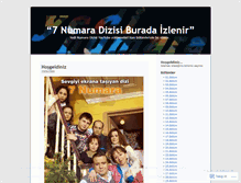 Tablet Screenshot of 7numara.wordpress.com